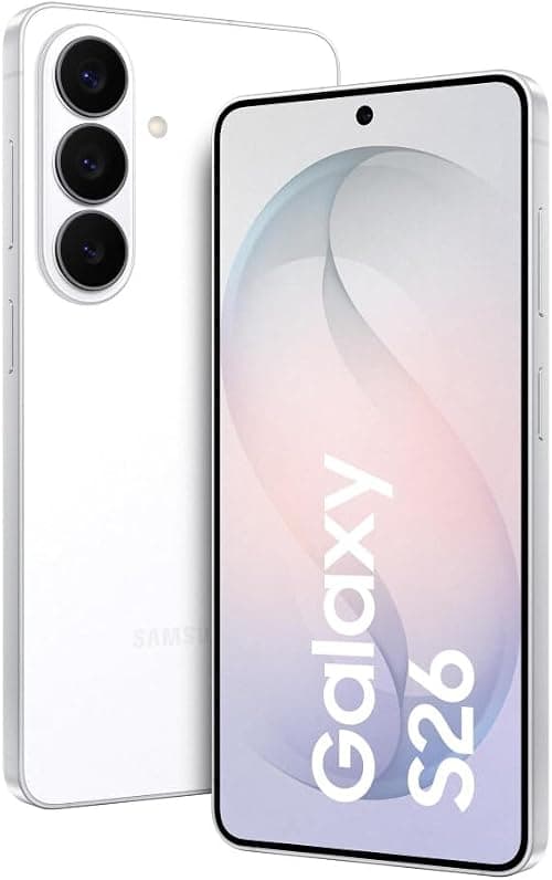 Samsung Galaxy S26 White, 256GB Storage, AI Phone, 12GB RAM, Customized AP, Photo Assist, 50MP Camera, 4300mAh Battery, (KSA Version) on Amazon.sa - Price Tracker
