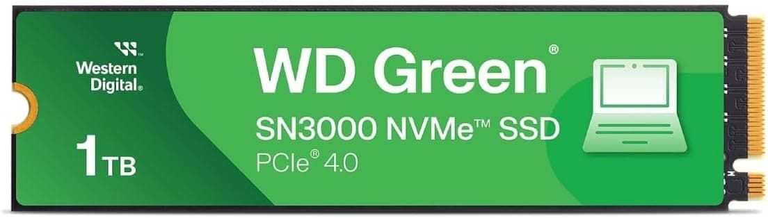 Western Digital 1TB WD Green SN3000 NVMe Internal SSD - Solid State Drive - Gen4 PCIe, M.2 2280, Up to 5,000 MB/s - WDS100T4G0E on Amazon.ae - Price Tracker
