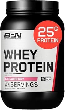 BPN Whey Protein Powder, Amazing Mixability, Strawberry on Amazon - Best Deal Finder