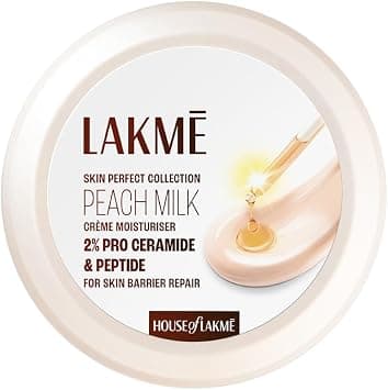 LAKMÉ Peach Milk,Soft Creme Face Moisturizer,200G,For Soft,Glowing Skin,With Vitamin E & Peach Milk Extract,24Hr Moisture Lock,Lightweight,Non-Sticky,Non-Oily,All Skin Types on Amazon.ae - Price Tracker