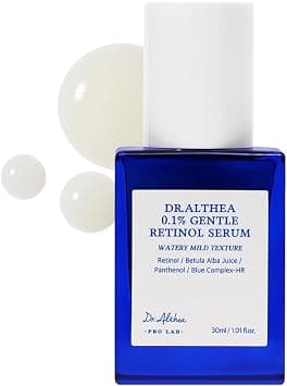 Dr.Althea 0.1 Gentle Retinol Serum - Korean skincare, 1.01fl.oz, Reduce Wrinkles, Fine Lines, & Signs of Aging, Gentle Skincare for Day & Night على Amazon.ae - متتبع الأسعار