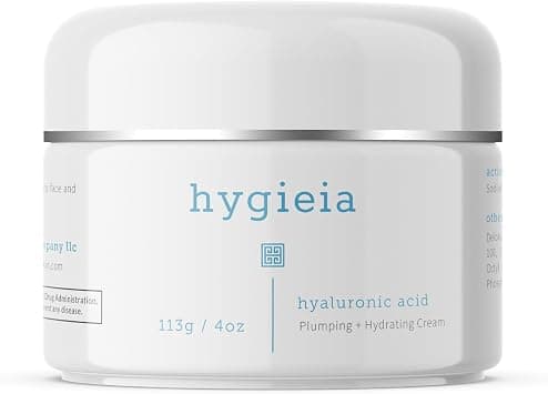 Hygieia + Encapsulated Hyaluronic Acid Face Moisturizer – Hydrating Liposomal Face Cream for Women & Men – Fast & Deep Cellular Absorption for Daily Skin Hydration, Firming, Toning & Elasticity, 4oz على Amazon.ae - متتبع الأسعار