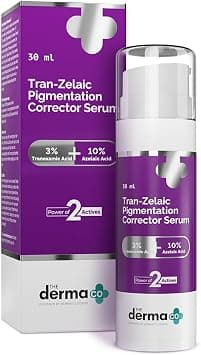 The Derma Co. Tran-Zelaic Pigmentation Corrector Serum with 3% Tranexamic Acid & 10% Azelaic Acid - 30 g | Treats Hyper Pigmentation & Melasma | Reduces Acne & Acne Marks on Amazon.ae - Price Tracker