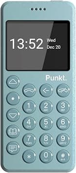 Punkt. MP02 New Generation 4G LTE Minimalist Mobile Phone, Unlocked, Nano-SIM, WiFi Hotspot,2GB RAM+16GB Storage, 1280 mAh Battery (Light Blue) on Amazon.ae - Price Tracker