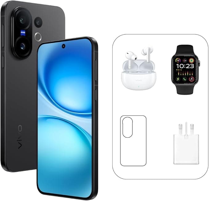 vivo X200 FE 5G Black |12GB RAM, 512GB| AMOLED 120Hz Display | 50MP ZEISS Camera | 6500 mAh Battery | MediaTek Dimensity 9300 | 4Y Battery | 455 Days Screen Replace,24 Months Warranty - UAE Version on Amazon.ae - Price Tracker