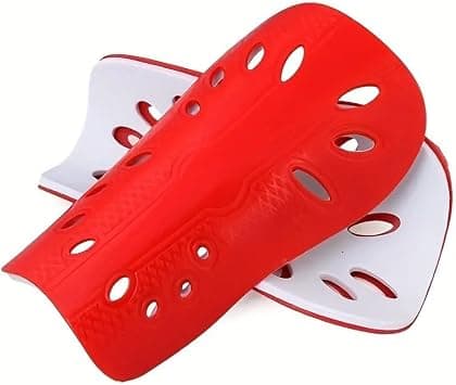 1 pair Breathable Soccer Shin Guards for Adults - Protective Gear for Football - Plastic Leg Protectors with Superior Comfort and Protection على Amazon.ae - متتبع الأسعار