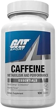 GAT Sport Essentials Caffeine (200mg)- 100 Tablets on Amazon.ae - Price Tracker