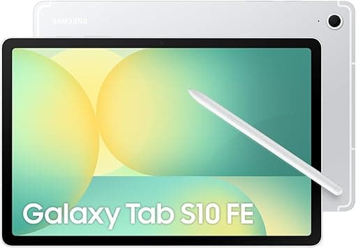 Samsung Galaxy Tab S10 FE, 5G Android Tablet, 12GB RAM, 258GB Storage, 10.9” Screen, 90Hz Display, S Pen Included, IP68, Long Battery Life, Silver (UAE Version) on Amazon.ae - Price Tracker
