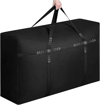 URbazaar 154L Extra Large Moving Tote Bag,Large Zip Shopping Bag,Duffel Bag,Garment Closet Storage Organizer Travel Cargo Duffel Jumbo Bags Organizer for Comforter Bedspread Pillow(35.4x22.8x11 Inch) on Amazon - Best Deal Finder