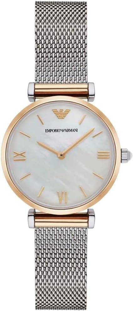 Emporio Armani Women's Dress Watch with Stainless Steel Band on Amazon.ae - Price Tracker
