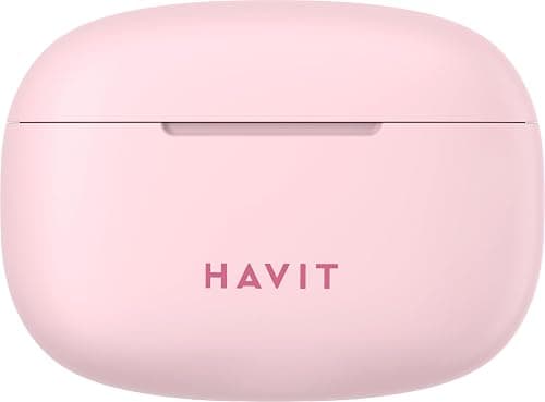 Havit True Wireless Earbuds, In-Ear Deep Bass, Comfortable Fit, 32H Battery, Smart Ambient Technology, Hands-Free Call, Water and Dust Resistant Pink على Amazon.ae - متتبع الأسعار