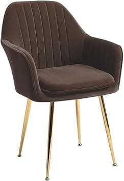 Dining Room Chairs Living Room Chair Velve Fabric Chair For Hotel Restaurant and Office Visitor… (Borrow) on Amazon.ae - Price Tracker