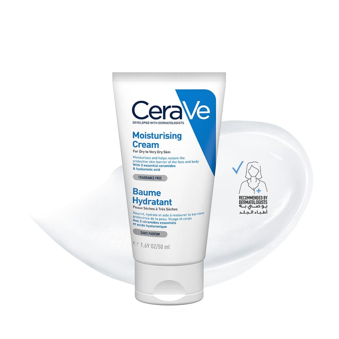 Cerave Moisturizing Cream for Dry Skin with Hyaluronic Acid 50ml on Amazon.ae - Price Tracker