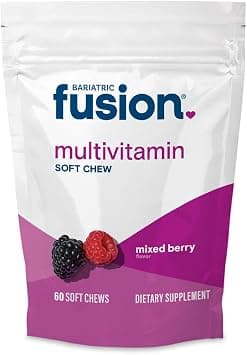 Bariatric Fusion Bariatric Multivitamin Soft Chew | Mixed Berry Fruit Flavor Chewy | Chewable Multivitamin Post Bariatric Surgery | Gastric Bypass and Sleeve | Sugar Free | 60 Count | 1 Month Supply on Amazon.ae - Price Tracker