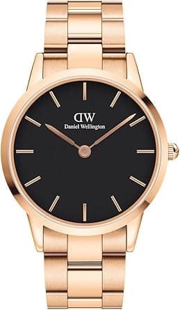 Daniel Wellington Iconic Watch Rose Gold Stainless Steel (316L) on Amazon.ae - Price Tracker