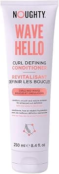 Noughty Wave Hello Curl Defining Conditioner, 97% Natural Sulphate Free Vegan Haircare, Vitamin Rich Formula for Curly & Wavy Hair (250ml), (Pack of 1) on Amazon.ae - Price Tracker