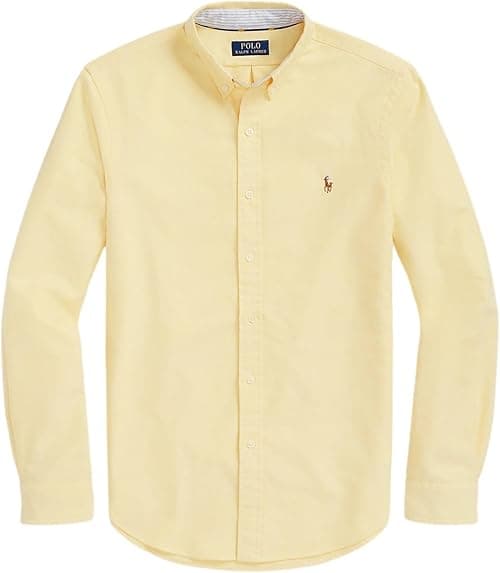 POLO RALPH LAUREN Men's Long Sleeve Slim Fit Oxford Button Down Shirt on Amazon.ae - Price Tracker