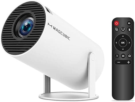 Magcubic Mini Projector 4K 1080P Support, Portable Projector WiFi6 Bluetooth 5.0 Android 11, Smart Projector Auto Horizontal Correction,180°Rotatable Outdoor Movie Projector Compatible with Phone على Amazon.ae - متتبع الأسعار