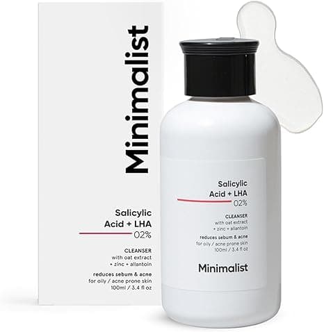Minimalist 2% Salicylic Acid Face Wash for Oily, Acne Prone Skin (100 ml) | Sulphate free, Anti Acne Face Cleanser With LHA & Zinc For Men & Women on Amazon.ae - Price Tracker