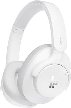 Tronsmart Q20S Hybrid Active Noise Cancelling Headphones, Wireless Over Ear Headphones with Mic, Hi-Res Audio, 60H Playtime, Deep Bass Custom EQ via App, Comfort Fit, for Travel Home Office (White) على Amazon.ae - متتبع الأسعار