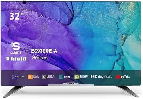TORNADO HD Shield Smart TV 32 Inch Built-In Receiver 32ES9300E-A على Amazon.ae - متتبع الأسعار