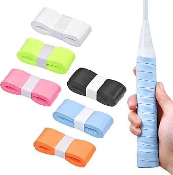 ELEPHANTBOAT® Professional Badminton Racket Grip Tape 6 Pack Tennis Overgrip Anti-Slip Sweat-Absorbent Cushion Wrap for Squash Pickleball - Multicolor on Amazon.ae - Price Tracker