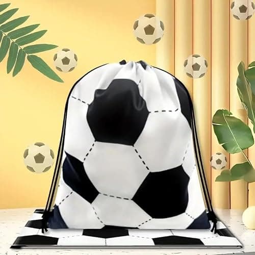 6pcs Soccer Drawstring Bags, Football Party Favor Gift Bags, Sports Theme Backpack Sack for Outdoor Birthday Party Supplies on Amazon.ae - Price Tracker