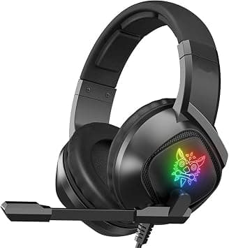 K19 3.5mm Gaming Headset PS4 PC Gamer Stereo Earphones Bass Headphone with Mic LED Light RGB (Black) on Amazon - Best Deal Finder