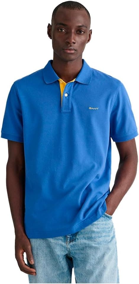 GANT Men 2062026-5 Contrast Pique Polo Shirt on Amazon.ae - Price Tracker