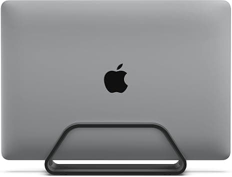 humancentric Vertical Laptop Stand for MacBook, Compatible with MacBook Pro Stand, MacBook Air Stand, Laptop Holder for Apple Laptop Desk Stand, Aluminum Laptop Vertical Stand, Black MacBook Stand on Amazon - Best Deal Finder