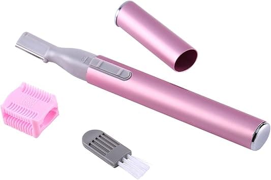 Akozon New Portable Electric Face Eyebrow Hair Body Blade Razor Shaver Remover Trimmer Beauty Pink على Amazon.ae - متتبع الأسعار