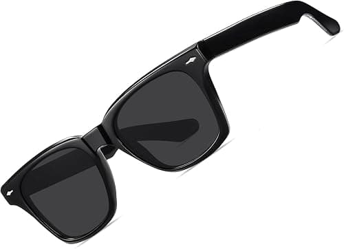 CARFIA Retro Polarized Sunglasses For Men UV400 Protection Chunky Square 90s Style Trendy Classic Glass on Amazon - Best Deal Finder