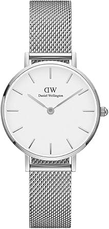 Daniel Wellington Petite Sterling Watch, Silver Mesh Bracelet on Amazon.ae - Price Tracker
