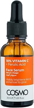 CD COSMO DESIGNS 10% Vitamin C + Ferulic Acid Visibly Brightens Skin & Enhances Its Glow Face Serum 30ml, For Men & Women, Skins Care, Dull Skin, Dark Spot, Uneven Skin Tone, All Skin Types on Amazon.ae - Price Tracker