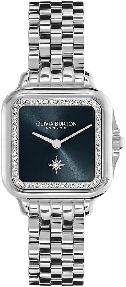 Olivia Burton Analog Quarzuhr für Damen Kollektion Grosvenor mit Edelstahlarmband on Amazon.ae - Price Tracker