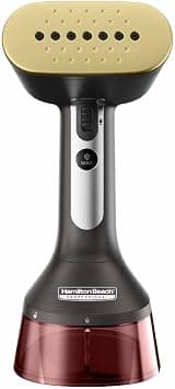 Hamilton Beach Professional Handheld Garment Steamer with fabric brush, Upto 1740W and 28g/min powerful steam flow, 2 steam modes, 300ml capacity, ergonomic handle, 6ft cord, 11590-ME on Amazon.ae - Price Tracker
