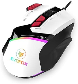 EvoFox AMKETTE Blaze Programmable Gaming Mouse with 1000Hz Polling Rate | Gaming Grade Sensitive DPI 200-1280 | RGB Lights | Windows Software and More on Amazon - Best Deal Finder