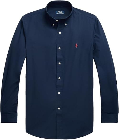 Polo Ralph Lauren Mens Slim Stretch Poplin Shirt on Amazon.ae - Price Tracker