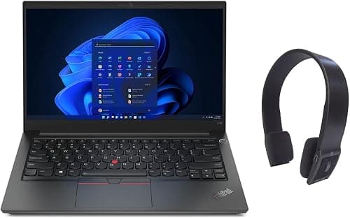 Lenovo 2022 Latest ThinkPad E14 Gen 4 Business Laptop 14” FHD 300Nits Display 12thGen Core i5-1235u 16GB 2TB Intel Iris Xe Graphics FingerPrint WIN11 Pro Black With WIRELESS Bluetooth Headset on Amazon.ae - Price Tracker