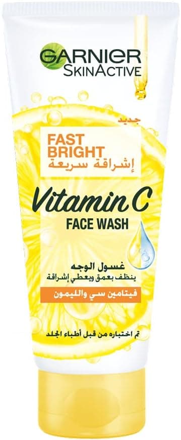 Garnier Skin Active Fast Bright Vitamin C Face Wash With Pure Lemon Essence 100 ml on Amazon.ae - Price Tracker