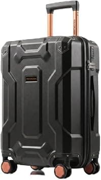 Trunk Case Hard Shell Trolley Bag 20 Inch Black | Premium PC Composite Cabin Luggage with Deep Trunk Storage, 360° Spinner Wheels, TSA Lock & 3 Year Warranty on Amazon - Best Deal Finder