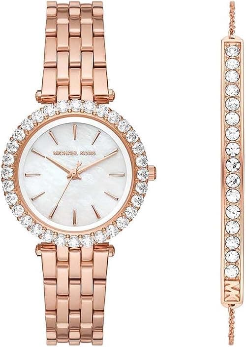 MICHAEL KORS,WATCH,MK1064SET,WOMEN,ROSEGOLD,34MM,STAINLESS STEEL on Amazon.ae - Price Tracker