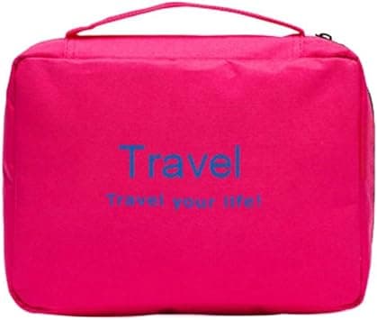 eWINNER Travel Folding Waterproof Hook Letter Cosmetic Bag Men Women Makeup Bags Toiletries Organizer Hanging Bathroom Storage Wash Bag Hotel Travel Supplies (Rose) on Amazon - Best Deal Finder