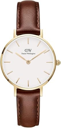 Daniel Wellington Petite Watch 28 mm Double Plated Stainless Steel (316L) Gold, White, 28mm, DW00100552-AMZUK on Amazon - Best Deal Finder