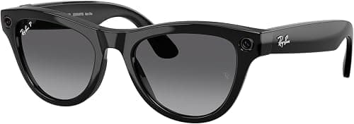 RAY-BAN Meta Gen 2 Skyler - AI Glasses for Men & Women - Shiny Black (1 Year manufacturer warranty) on Amazon.ae - Price Tracker