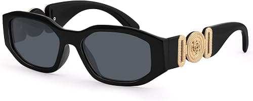 Polarized Sunglasses for Women, Irregular Rectangle Sunglasses, Classic Round Sunglasses, Trendy Vintage Design UV Protection Small Sun Glasses on Amazon - Best Deal Finder