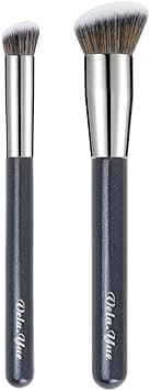 Vela.Yue Foundation Concealer Brush 2pcs Makeup Brushes Set for Contouring Blending Buffing Liquid Cream Mineral Makeup on Amazon.ae - Price Tracker