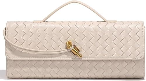 Suede Woven Evening Clutch Purses Women Crossbody Shoulder Hobo Handbag on Amazon.ae - Price Tracker