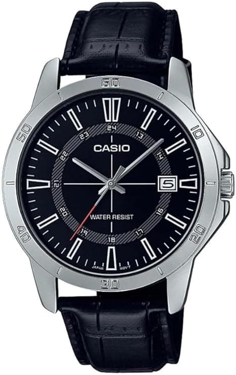 Casio Men's Watch - MTP-V004L-1CUDF Black Dial, Black Band on Amazon.ae - Price Tracker