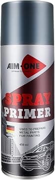 AIM ONE Spray Primer – Fast-Drying, Rust-Inhibiting Automotive Surface Primer, Multi-Surface Use, 450ml– Ideal for Metal Painting | German Technology (MATT GREY) on Amazon.ae - Price Tracker